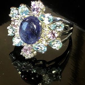 Gorgeous Genuine Blue Sapphire Ring